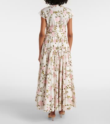 Robe longue en coton à fleurs | Giambattista Valli