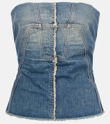 Corsé en denim | Rick Owens