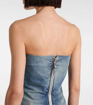 Corsé en denim | Rick Owens