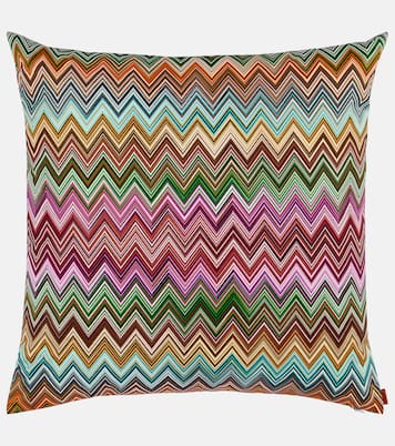 Jarris Zigzag Large cotton cushion | Missoni