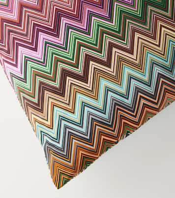 Jarris Zigzag Large cotton cushion | Missoni