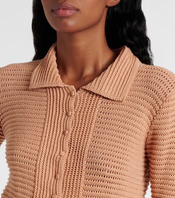 Cardigan en crochet de coton | Chloé