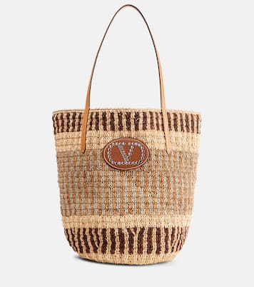 Tote VLogo aus Raffiabast | Valentino Garavani