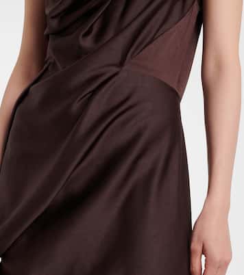 Long Fond draped satin gown | Vivienne Westwood