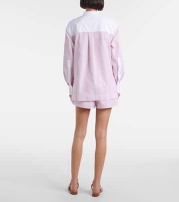 Striped cotton fil coupé shirt | Gucci