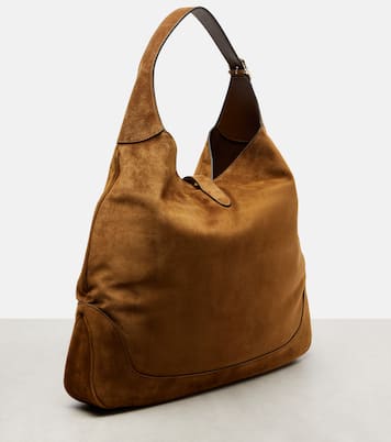 Jackie 1961 Large suede tote bag | Gucci