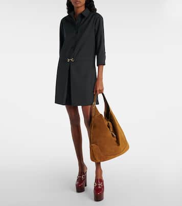 Jackie 1961 Large suede tote bag | Gucci