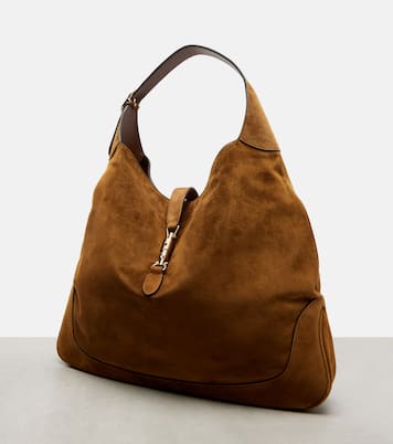 Jackie 1961 Large suede tote bag | Gucci