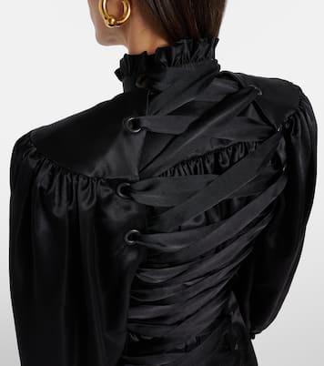Blusa in raso di seta | Balenciaga