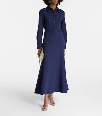 Hemdblusenkleid aus Crêpe | Roland Mouret
