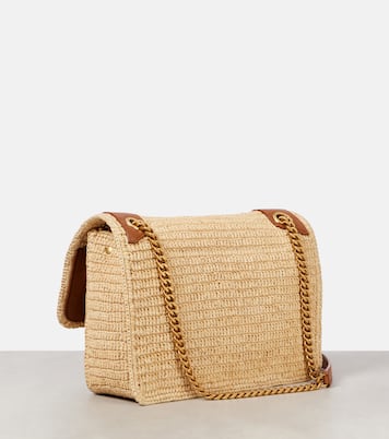 Schultertasche Niki Medium aus Raffiabast | Saint Laurent