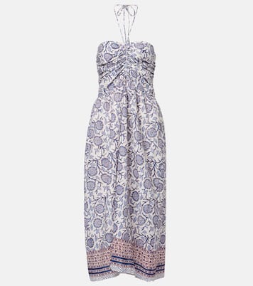 Abito midi in cotone con stampa floreale | Velvet