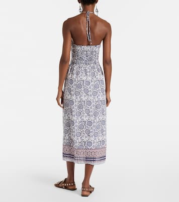 Abito midi in cotone con stampa floreale | Velvet