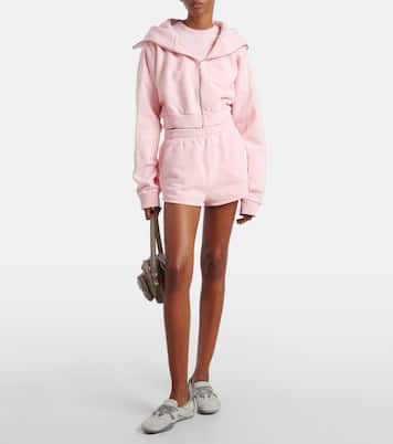 Cropped cotton jersey sweatshirt  | Entire Studios