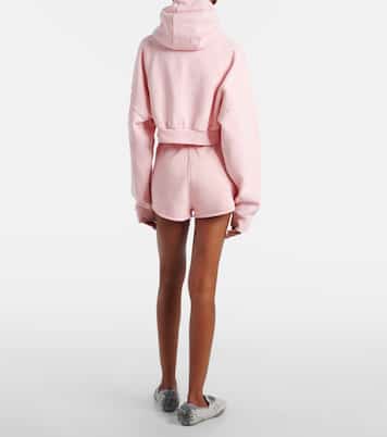 Cropped cotton jersey sweatshirt  | Entire Studios