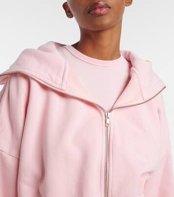 Cropped cotton jersey sweatshirt  | Entire Studios