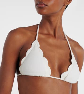 Broadway scalloped bikini top | Marysia