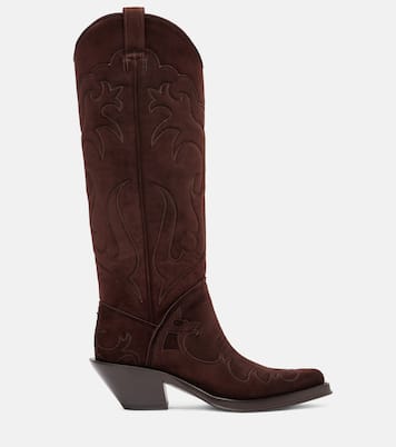 Botas cowboy Capitana de ante | Gabriela Hearst