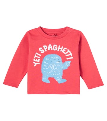 سويت شيرت لمولود جديد من القطن الجيرسيه بطبعات | Stella McCartney Kids