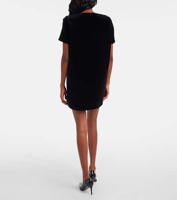 Benji velvet minidress | Khaite