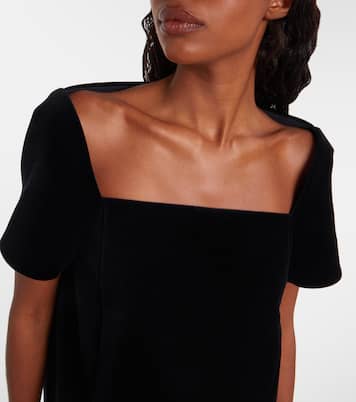 Benji velvet minidress | Khaite
