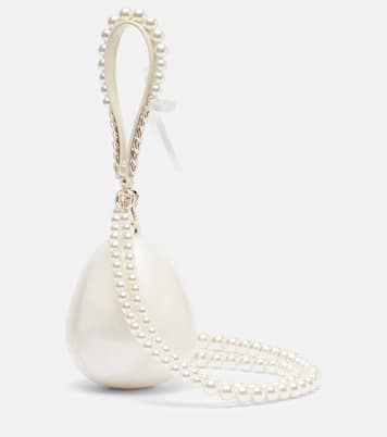 Egg embellished tote bag | Simone Rocha
