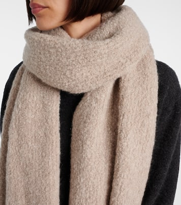 Luthgard cashmere, alpaca wool, and silk scarf | The Row