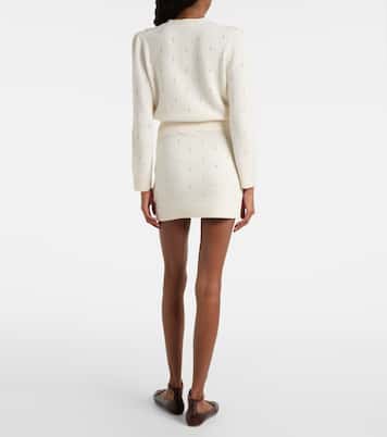 Pointelle wool and cashmere miniskirt | Chloé