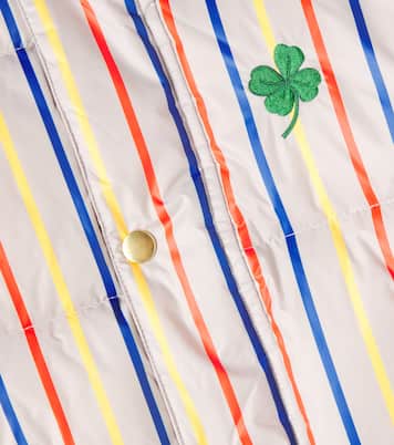 Clover striped puffer jacket | Mini Rodini
