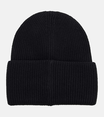 罗纹针织初剪羊毛便帽 | Moncler
