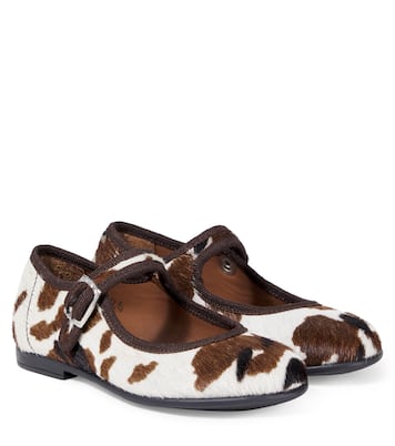 Cuir façon poulain Mary Jane imprimées | PèPè