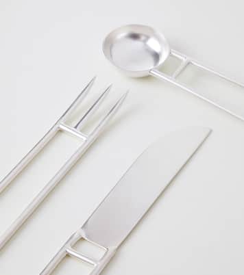 Artefacto silver-plated 3-piece cutlery set | Natalia Criado