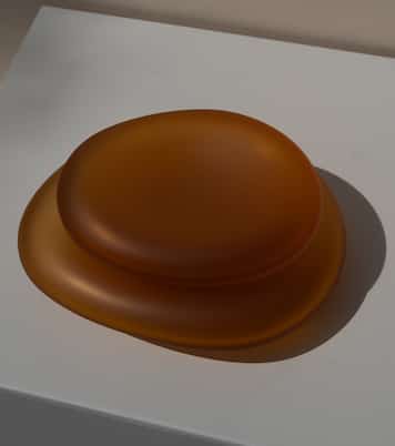 Seaglass Medium glass decorative object | Milena Kling