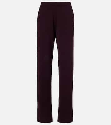 Rush cashmere-blend straight pants | Extreme Cashmere