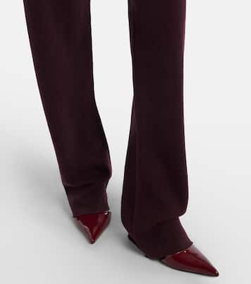 Rush cashmere-blend straight pants | Extreme Cashmere
