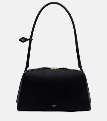 Le Bulldog Medium suede shoulder bag | Alaïa