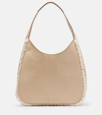 Teddy-trimmed shoulder bag | Stella McCartney