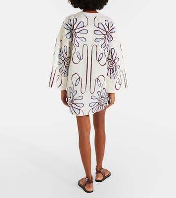 Túnica Siena de lino estampada | Cala de la Cruz