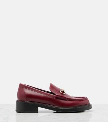 Horsebit leather loafers | Gucci
