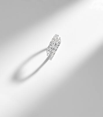 Ring Classics Twist aus 18kt Weißgold mit Diamanten | Bucherer Fine Jewellery