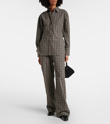 Camisa de algodón a cuadros | Róhe