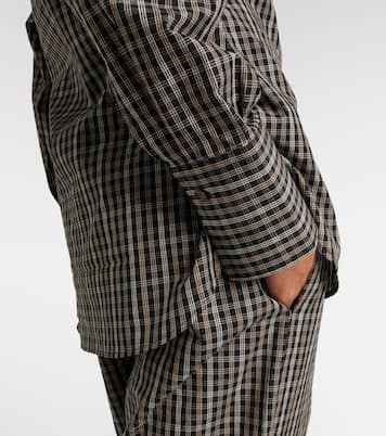 Camisa de algodón a cuadros | Róhe