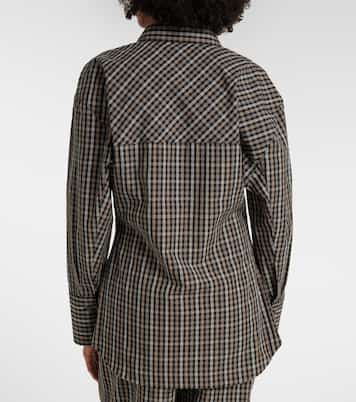 Camisa de algodón a cuadros | Róhe