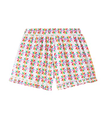 Catavento printed cotton shorts | Fábula