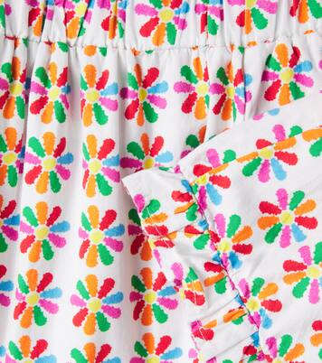 Catavento printed cotton shorts | Fábula