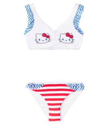 x Hello Kitty – Bikini rayé | Monnalisa