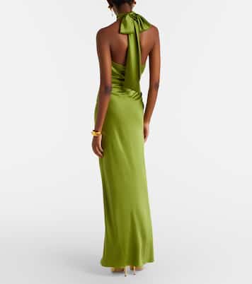 Izaren silk-blend satin gown | Veronica Beard