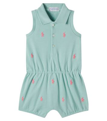 Baby cotton piqué onesie | Polo Ralph Lauren Kids