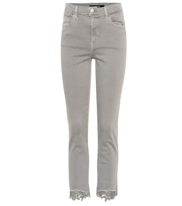 Ruby cropped high-rise skinny jeans | J Brand