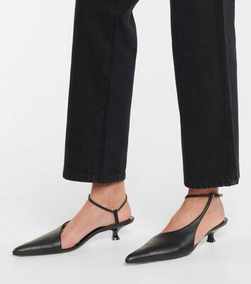 Seville leather slingback pumps | Khaite